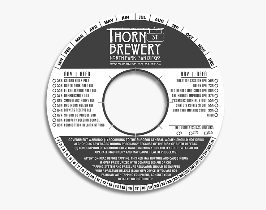 Transparent Keg Png - Keg Collar Example, Png Download
