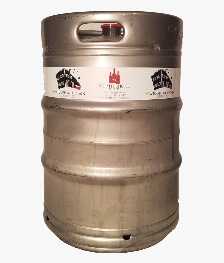 Custom Printed 2 Color Keg Wrap For North Shore Winery - Machine, HD Png Download