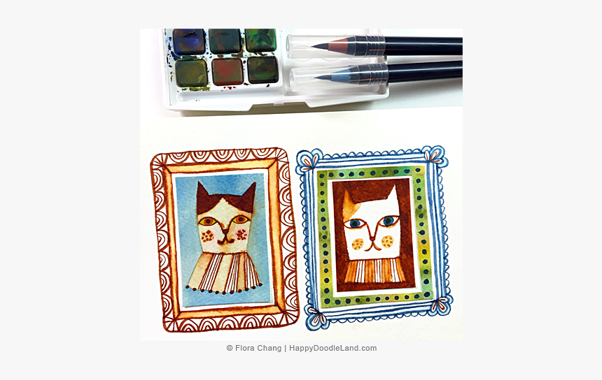 Cat Faces © Flora Chang, HD Png Download