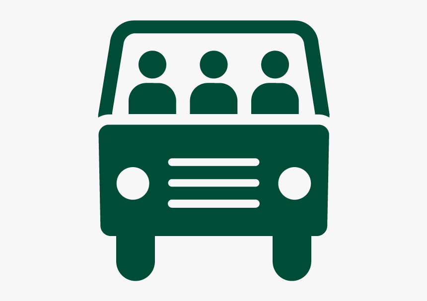 Vanpool Icon - Commuter Bus Icon, HD Png Download