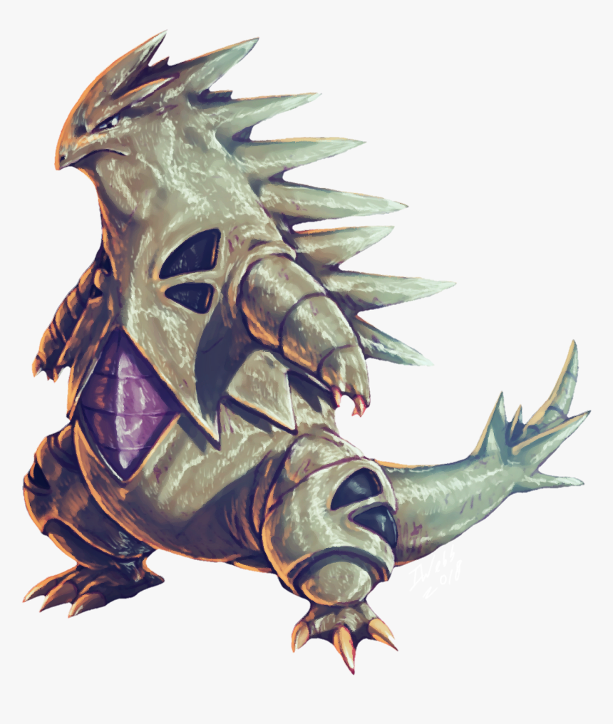 Picsart 05 12 - Realistic Tyranitar, HD Png Download