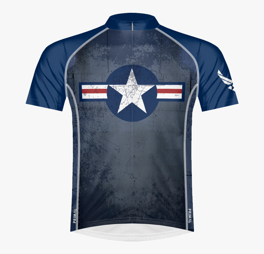 Air Force Vintage Logo Men S Sport Cut Cycling Jersey - Us Air Force Jersey, HD Png Download