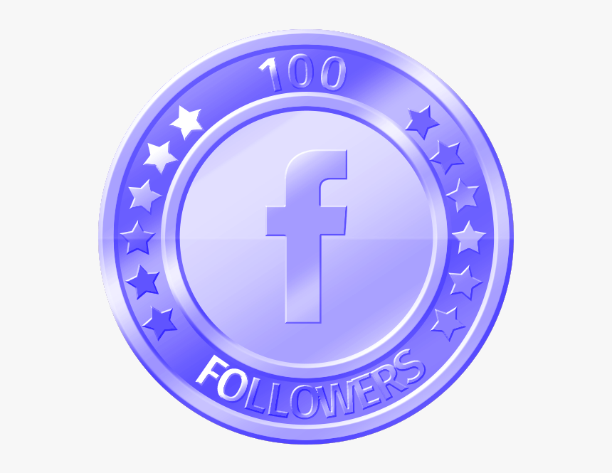 Get 100 Facebook Followers - 1000 Followers Facebook Logo, HD Png Download