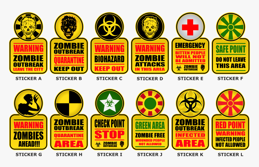 12 Up Zombies 1 Ebay, HD Png Download