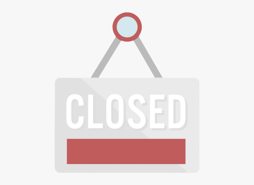 Closed Sign Icon - Sign, HD Png Download