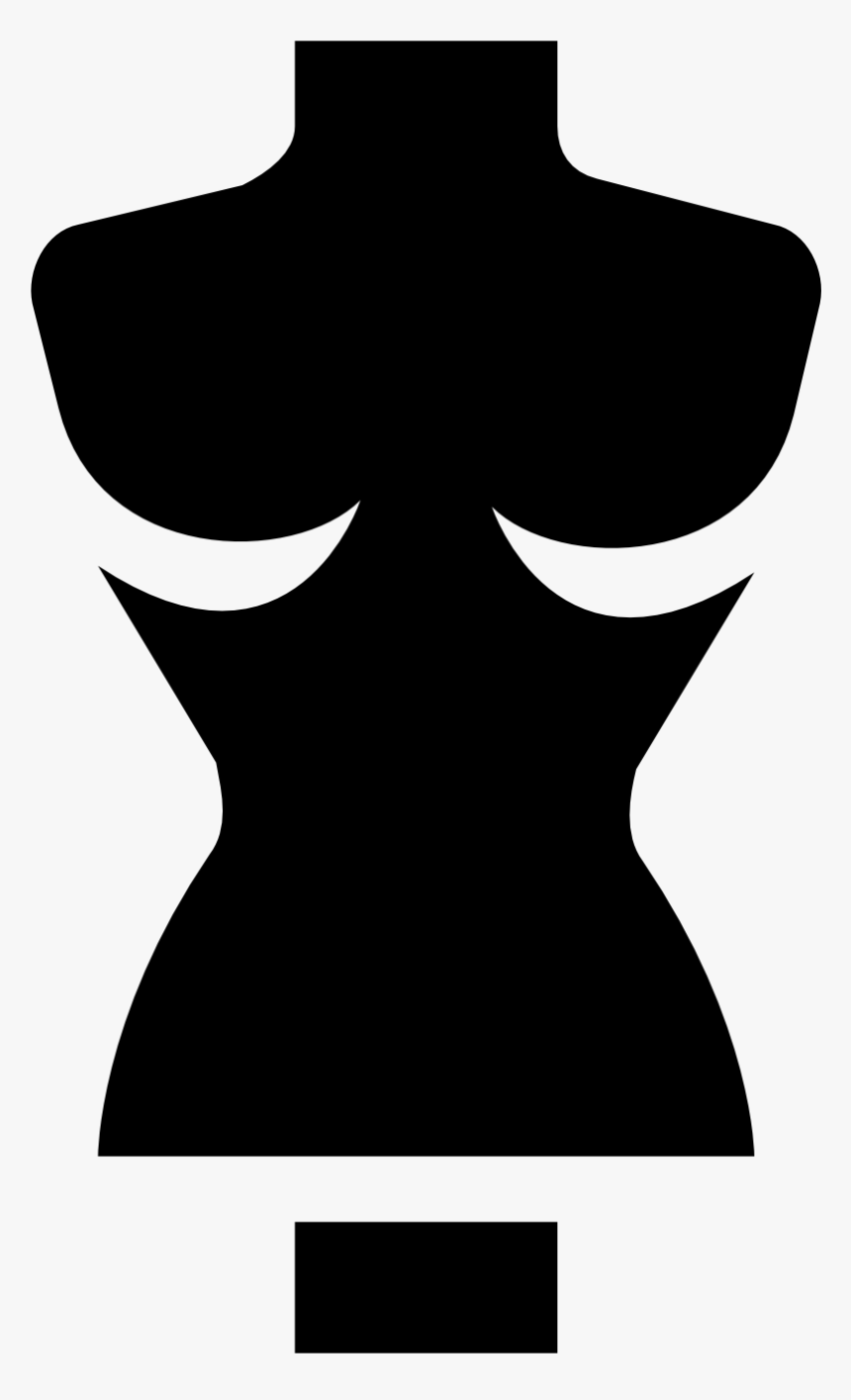Transparent Black Woman Silhouette Png - Silueta De Mujer Torso, Png Download