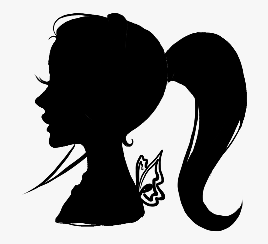 Mammal Woman Silhouette Free Hq Image Clipart - Transparent Black Woman Silhouette, HD Png Download