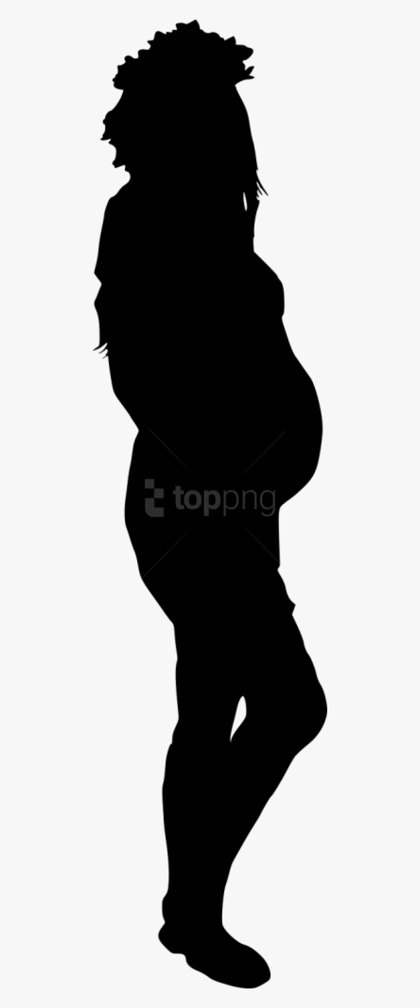 Black Silhouette Png - Free Clipart Children Running, Transparent Png