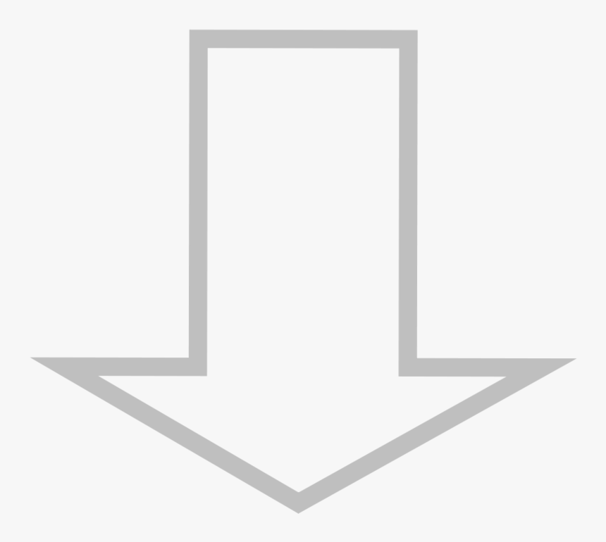 Arrow No Outline Clipart 15,8kb Download - Symmetry, HD Png Download