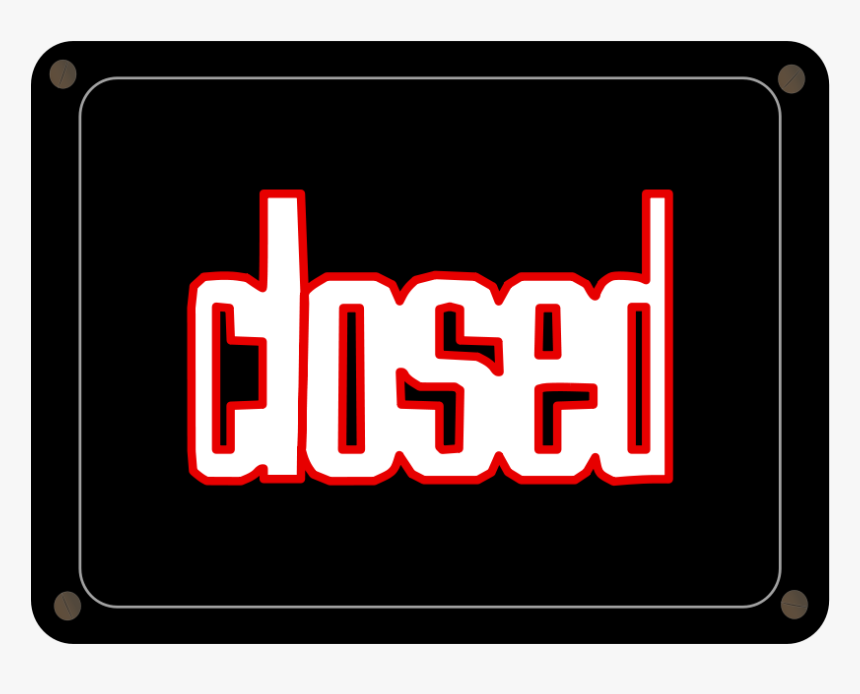 Open Vector Closed - Clip Art, HD Png Download