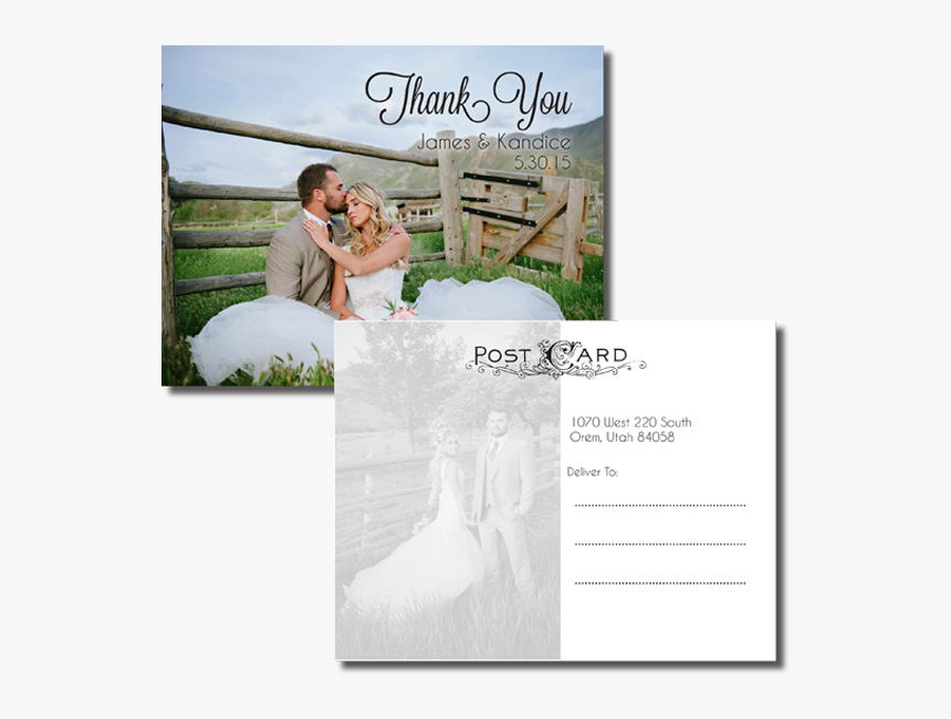 Thank You Card Two Sided - Photograph, HD Png Download