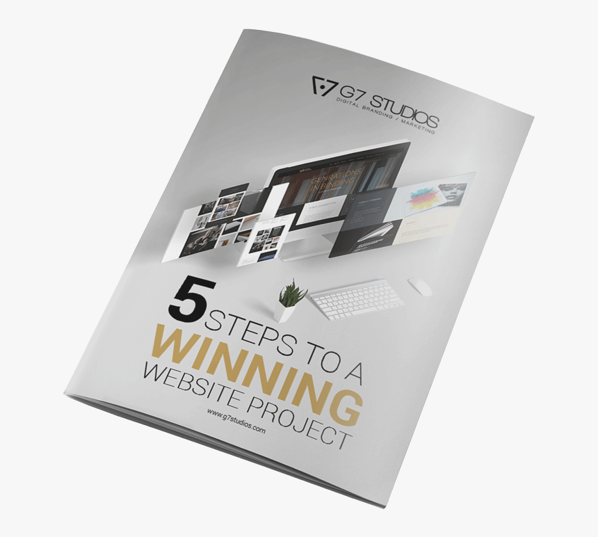 5 Steps To A Winning Website Project E Book Cover G7 - Flyer, HD Png Download