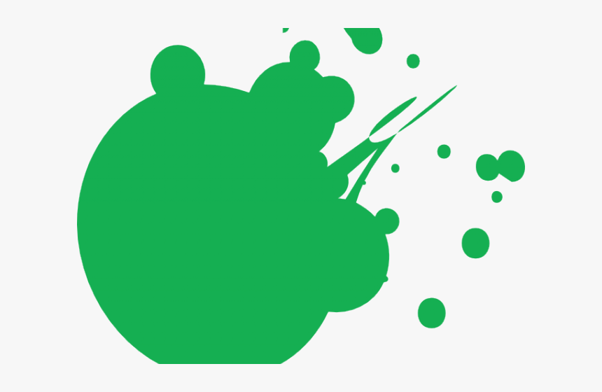 Splatter Clipart Color Splash - Paint Splat Transparent Background, HD Png Download