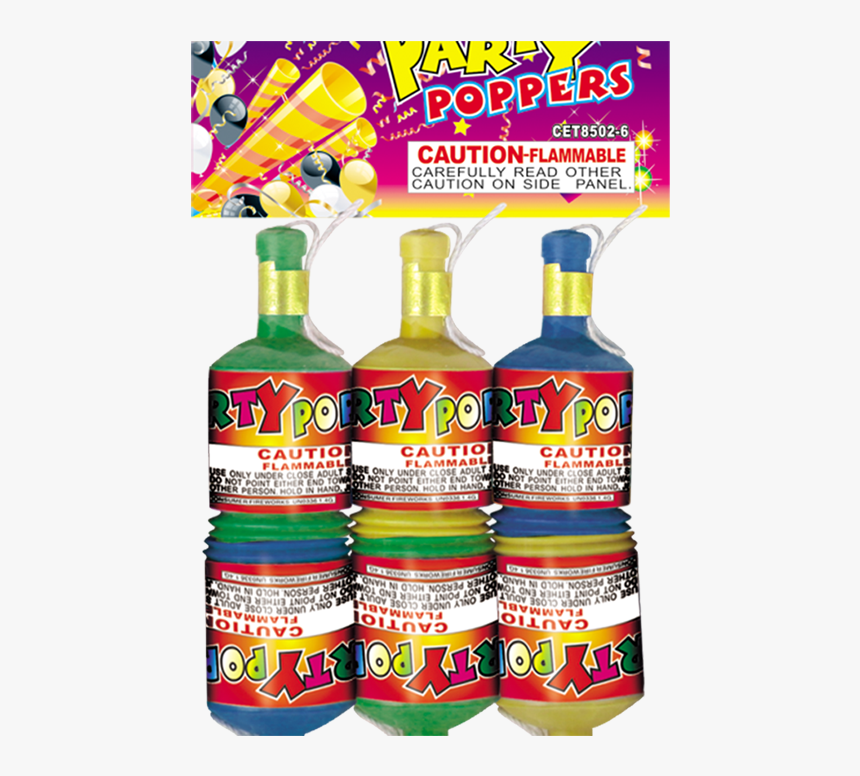 Party Poppers 1446 Cet8502 6 - Party Poppers Fireworks, HD Png Download