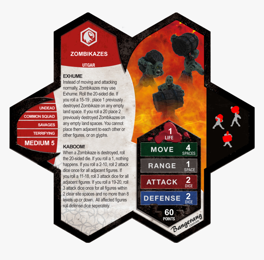 Phantom Knights Heroscape Card - Heroscape Cards, HD Png Download