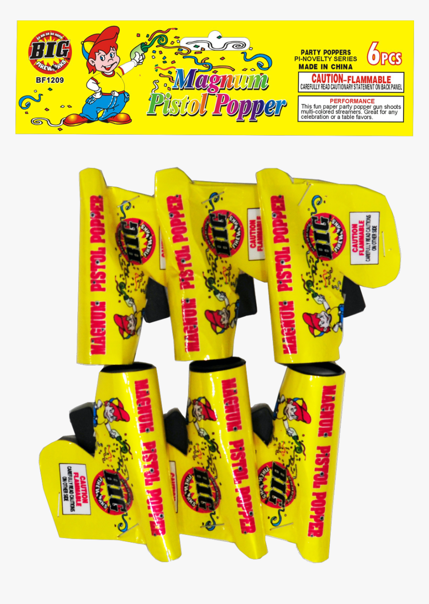 Party Popper , Png Download - Fireworks Gun Popper, Transparent Png