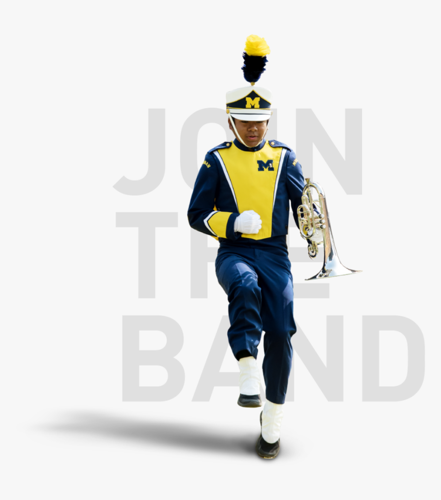 Cutout-01 - Michigan Marching Band Uniforms, HD Png Download