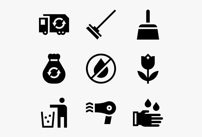 Clean Vector Broom - Party Icon Vector Free, HD Png Download