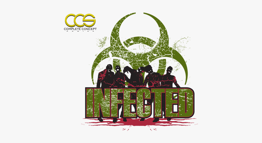 Infected Branding Ccs - Graphic Design, HD Png Download