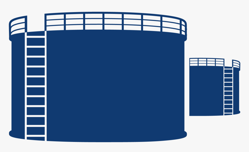 Oil Tank Icon In Blue Png, Transparent Png