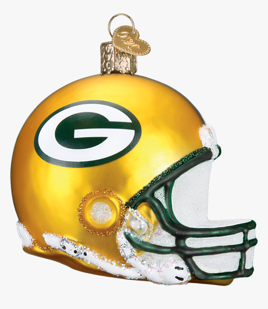 Old World Christmas- Green Bay Packers Helmet Ornament - Jacksonville Jaguars Old Helmet, HD Png Download