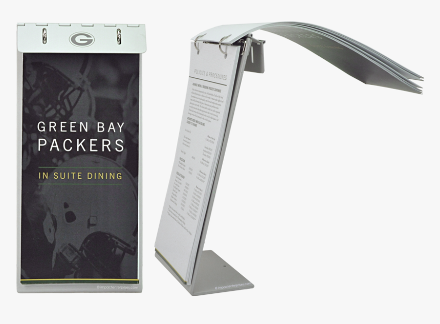 Green Bay Packers - Aluminum Menu Top Stand With Rings, HD Png Download