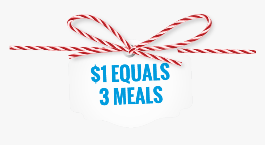 $1 Equals 3 Meals - Christmas, HD Png Download