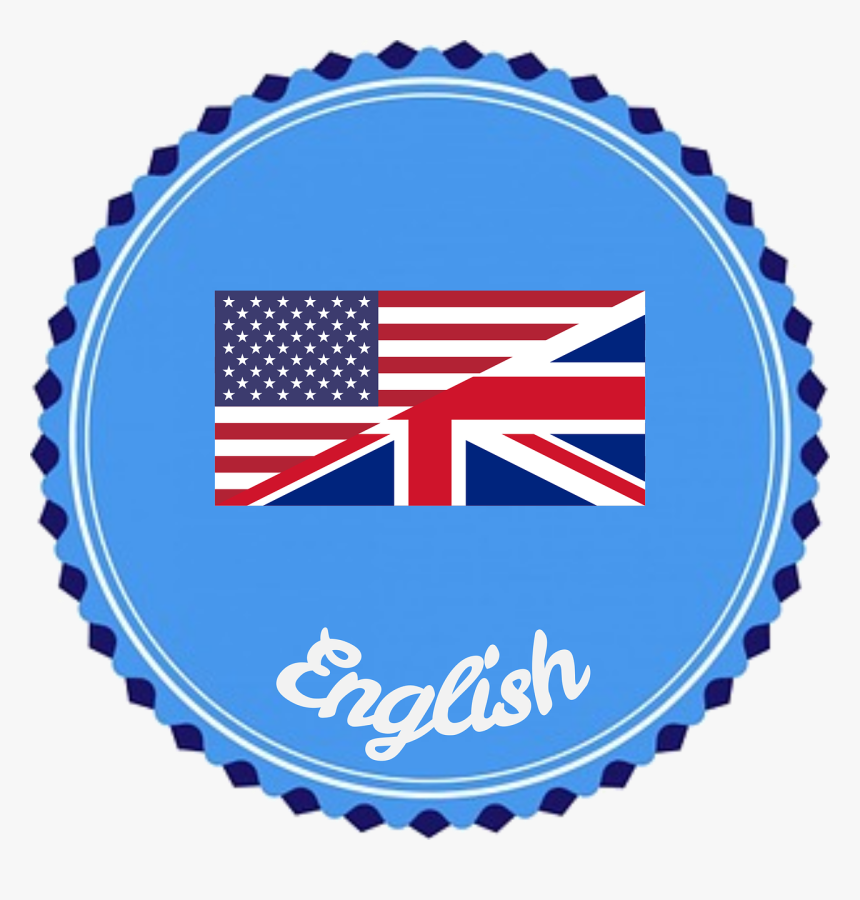 Badge, Flair, English, Language, Flag, America, Britain - Simbolo Da Lingua Inglesa, HD Png Download