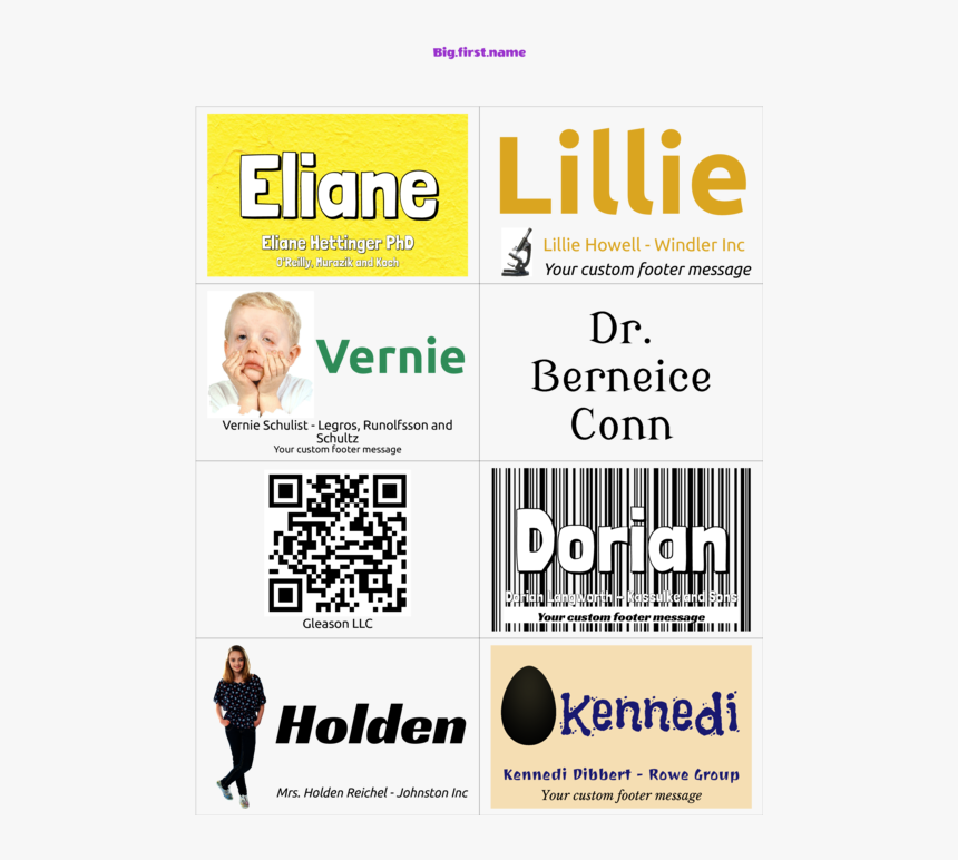 Nametag Template - Flyer - Flyer, HD Png Download
