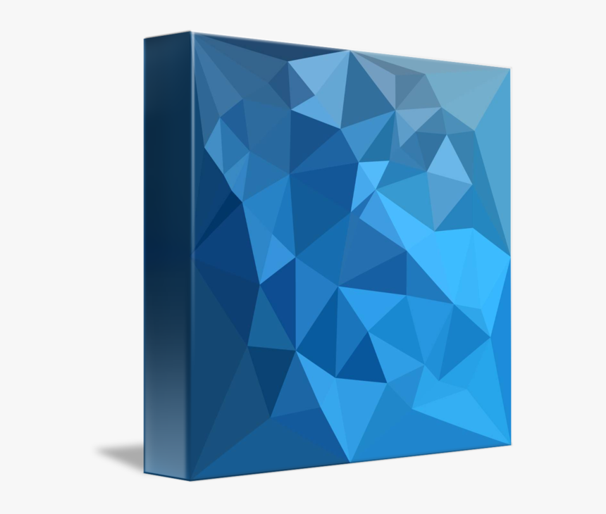 Blue Tumblr Background - Triangle, HD Png Download