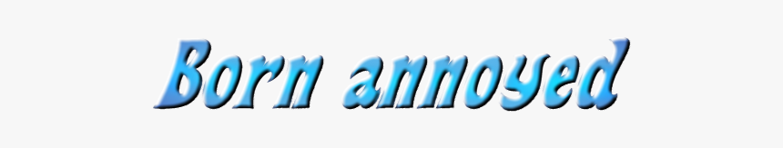 Annoyed, Edit, And Png Image - Electric Blue, Transparent Png