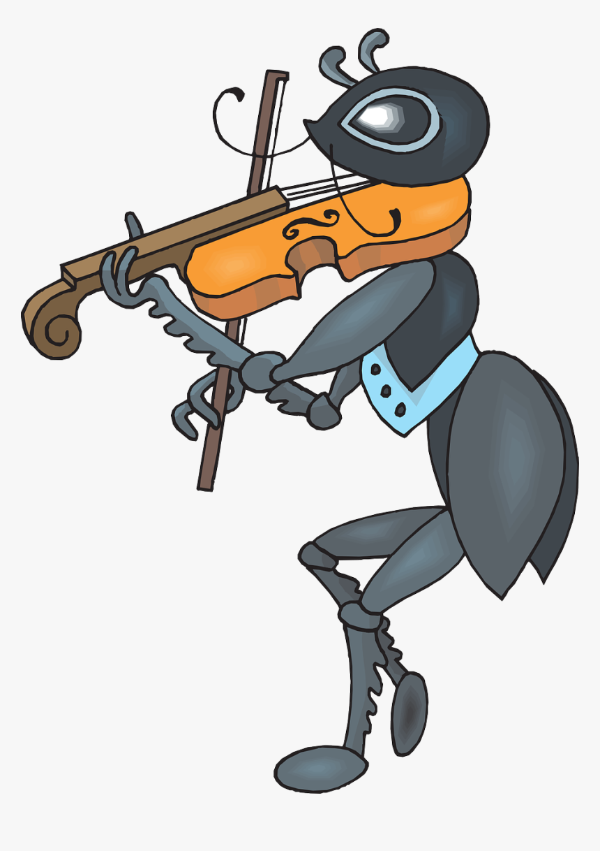 Ant Playing Violin, HD Png Download