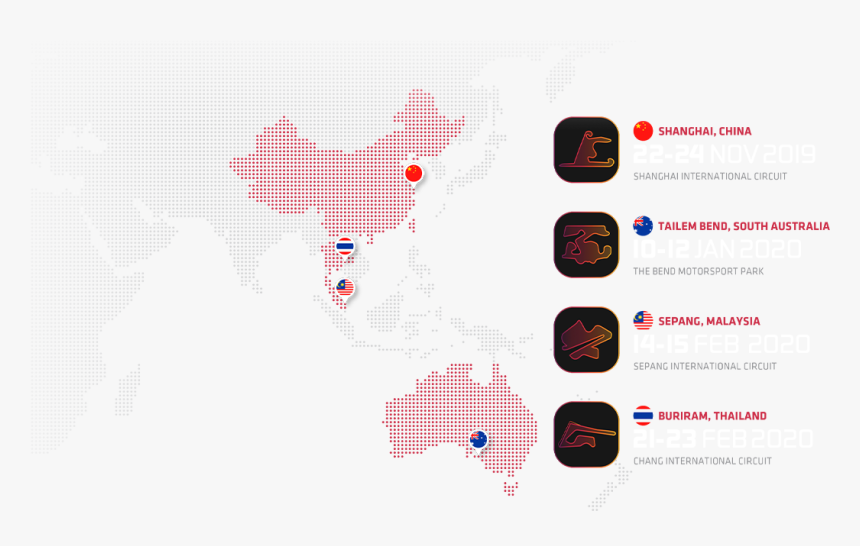 Asian Le Mans Series 2019 2020 Calendar, HD Png Download