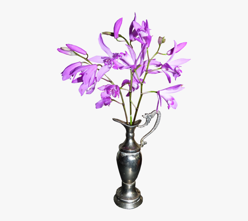 Chinese Orchids, Vase, Spring - Chinese Flower Pot Png, Transparent Png