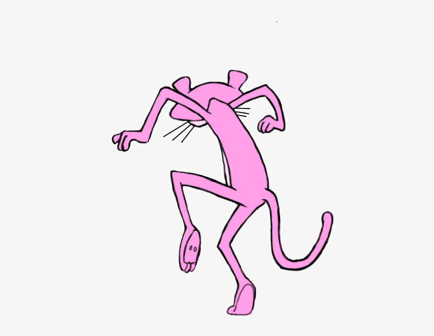#pinkpanther #pink #panther #pinkpanter #panera - Pink Panther Gif Png, Transparent Png