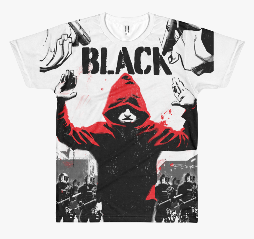 Hands Up T-shirt - Kwanza Osajyefo Comic Black, HD Png Download