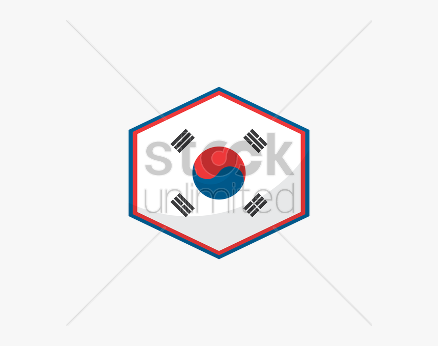 South Korea Flag Icon V矢量图形 - Kick American Football, HD Png Download