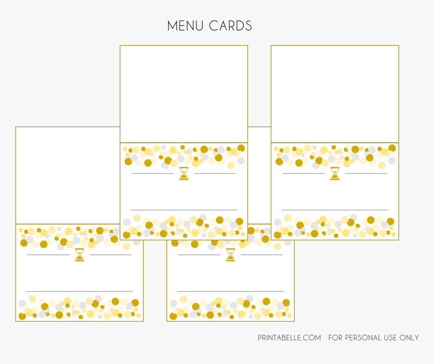 New Years Eve Menu Card, HD Png Download