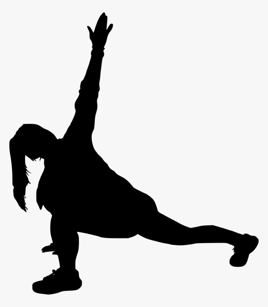 Fitness-silhouette - Exercise, HD Png Download