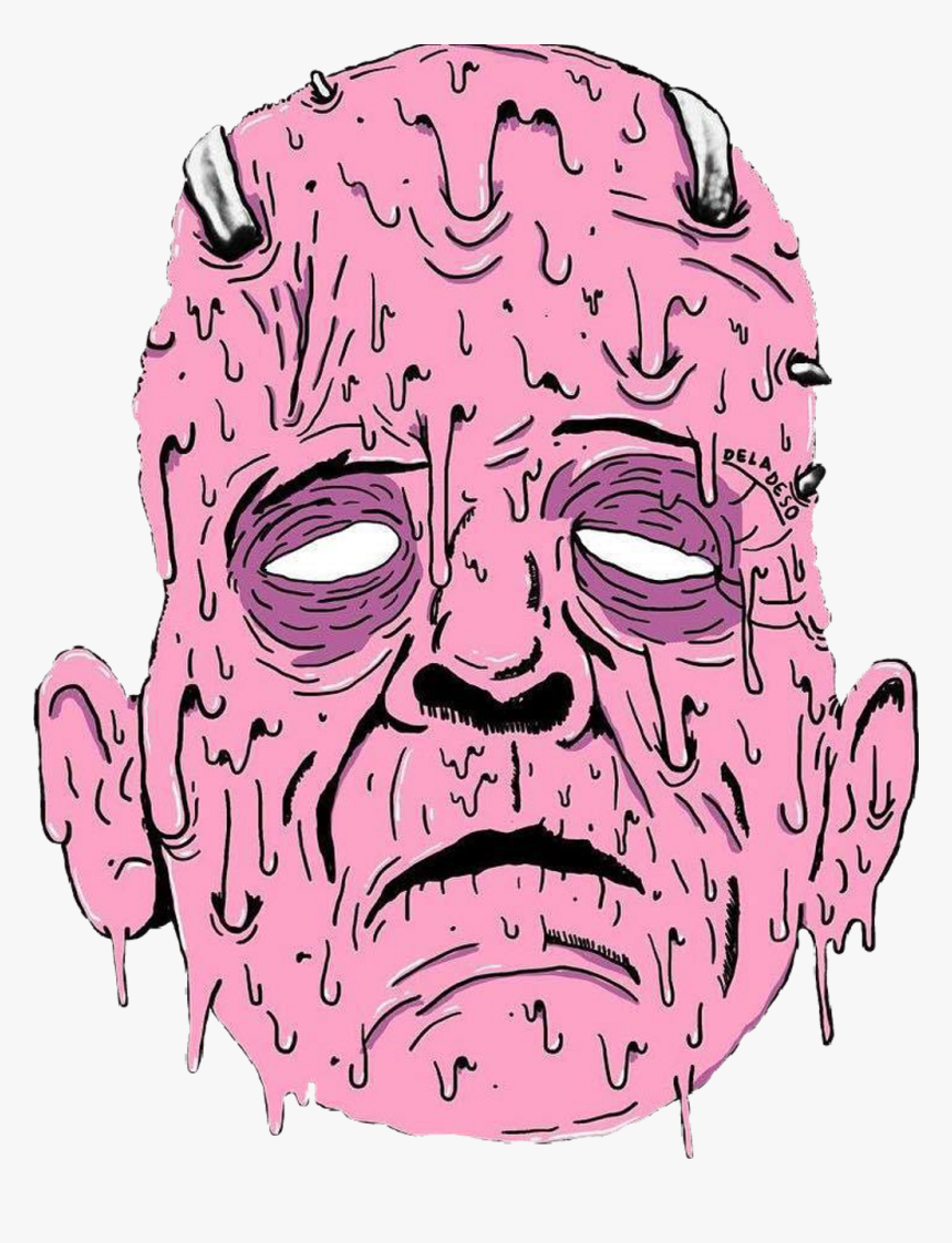Grime Face Clipart , Png Download - Creepy Face, Transparent Png