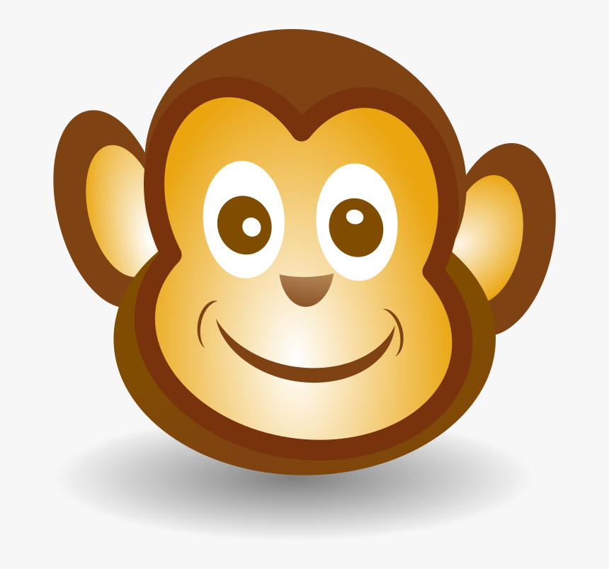Funny Monkey Face - Monkey Face Clipart, HD Png Download