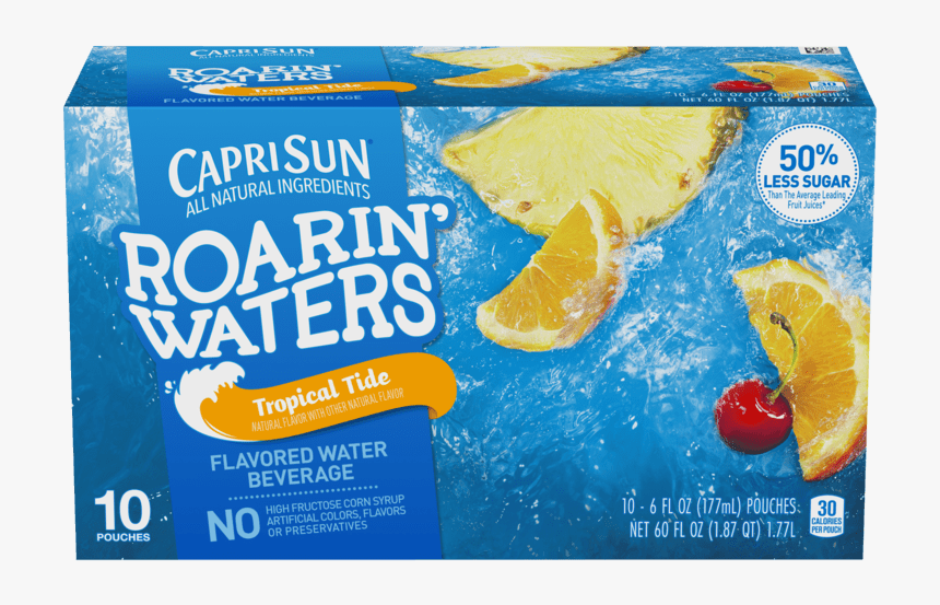 Capri Sun Roarin Waters Tropical Tide, HD Png Download