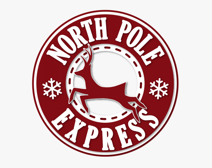 North Pole Express Emblem - North Pole Express Logo, HD Png Download