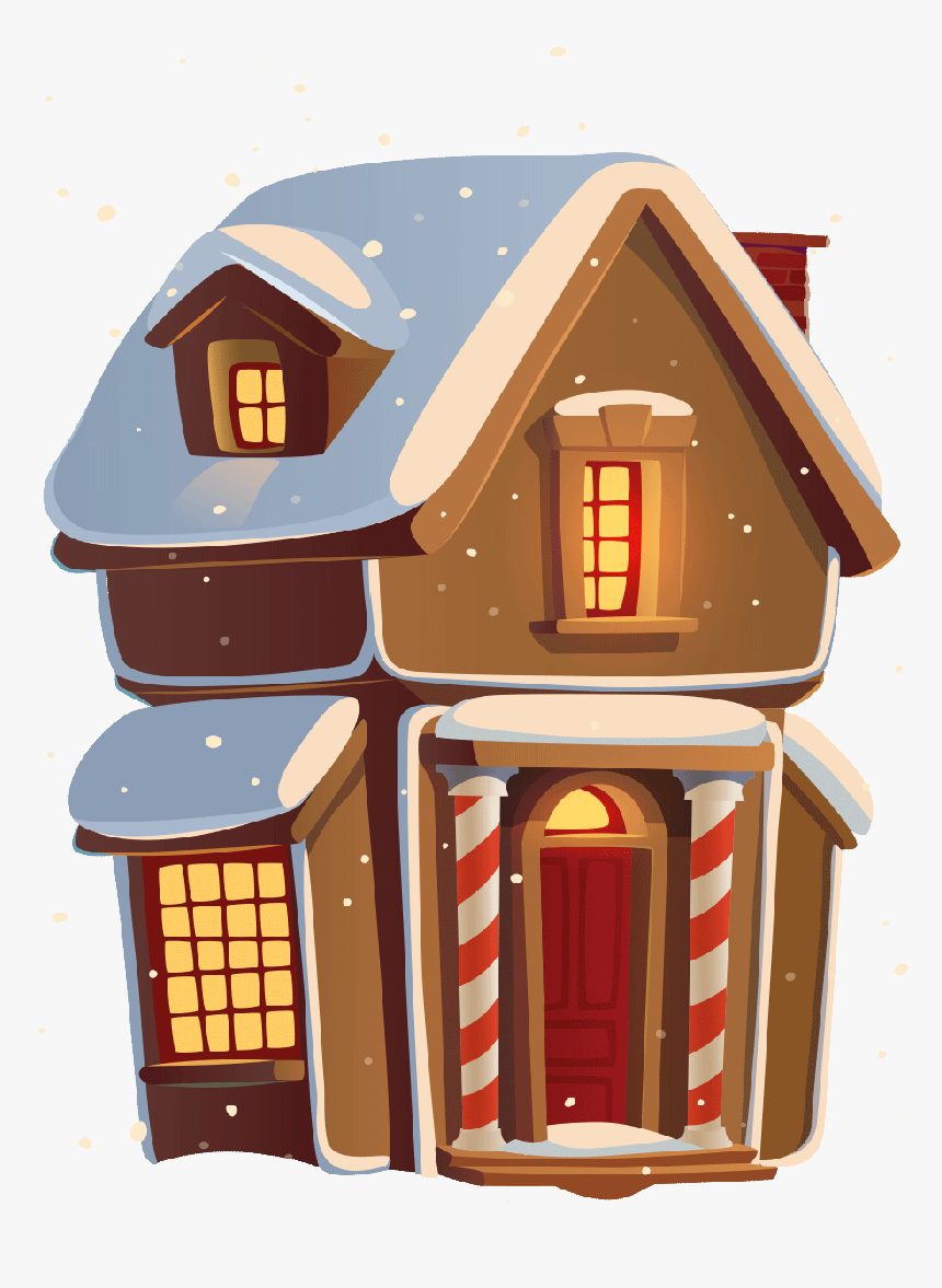 North Pole Home Clip Art - North Pole House Clipart, HD Png Download