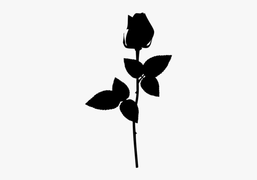 Rosebud Stem Png Image Clipart - Transparent Background Rose Png, Png Download