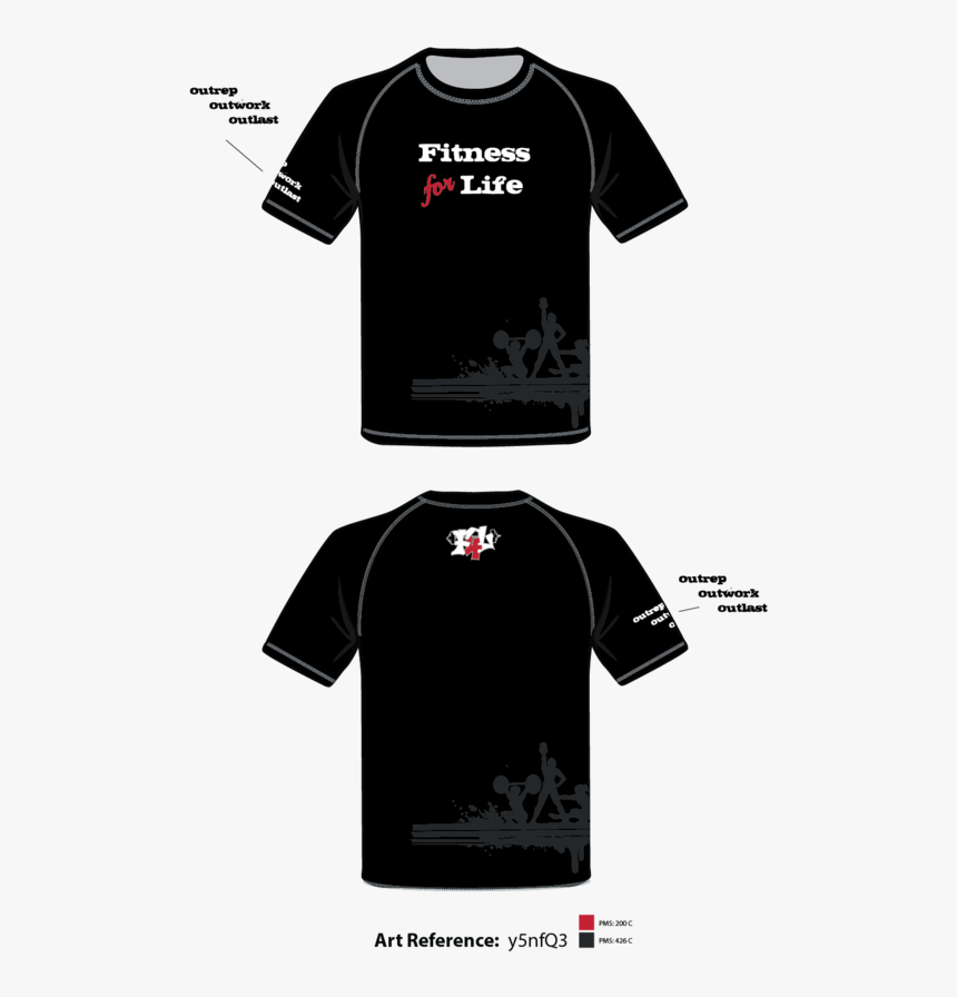 Fitness For Life Short Sleeve Hybrid Performance Shirt - Active Shirt, HD Png Download