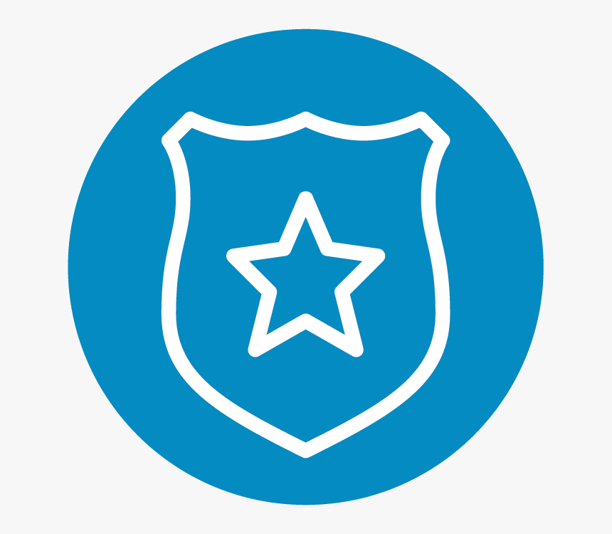 Use Of Force Dashboard - Police Icon Blue Png, Transparent Png