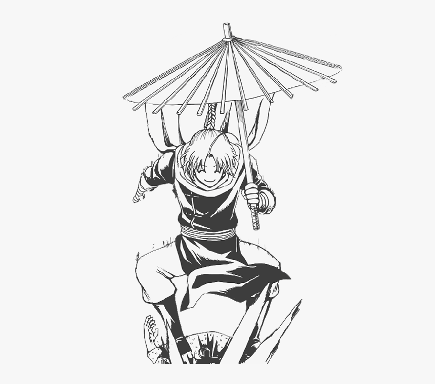 Transparent Gintama Png - Kamui Gintama Drawing, Png Download