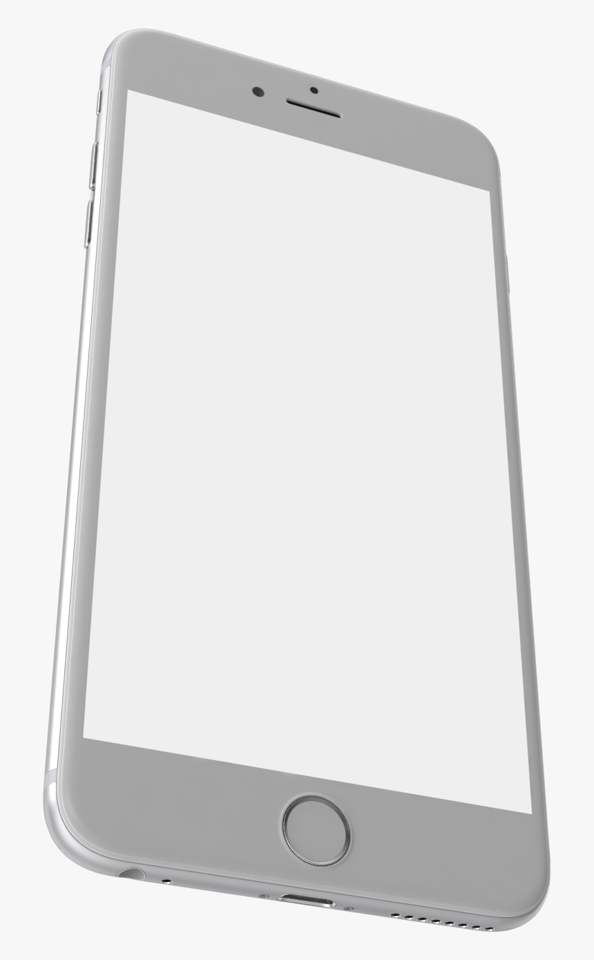 Iphone 6 Plus Silver Png Image - Smartphone, Transparent Png
