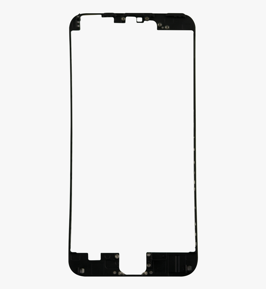 Iphone 6 Plus Black Front Frame With Hot Glue - Hot Glue Iphone 6+, HD Png Download